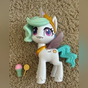 My Little Pony MLP Magical Kiss Unicorn Princess Celestia 10” interactive toy